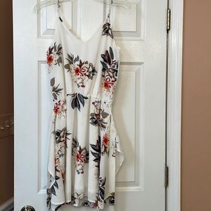 Grace Karin White Floral Dress